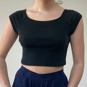 black cropped brandy top!!